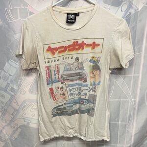 sports car Graphic Tee - white